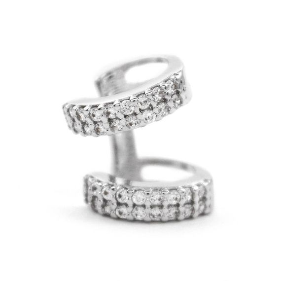 Brinco-Ear-Cuff-Dupla-Zirconia-Prateado-Folheado-01 Brinco-Ear-Cuff-Dupla-Zirconia-Prateado-Folheado-01