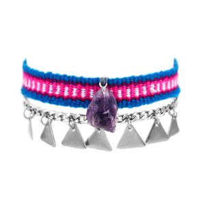 Pulseira-Conjunto-Colorido-Ametista-Triangulo-Prateado-01