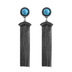 Brinco-Franja-Pedra-Turquesa-Prateado-01