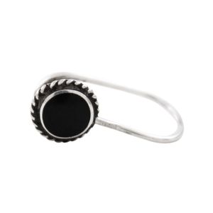 Brinco-Ear-Cuff-Aro-Unico-Pedra-Redonda-Preta-Prata-925-01