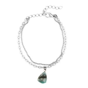 Pulseira-Dupla-Bolinhas-Esmeralda-Bruta-Prateado-01