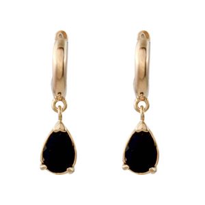 Brinco-Argola-Pingente-Gota-Preta-Dourado-Folheado-01