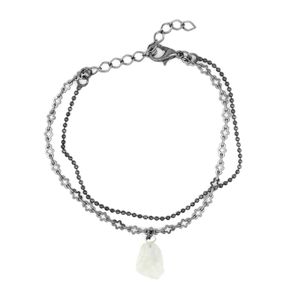 Pulseira-Corrente-Dupla-Topazio-Azul-Bruto-Grafite-01