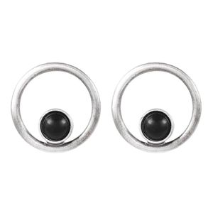 Brinco-Circulo-Vazado-Pedra-Preto-Prateado-01