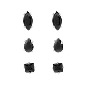 Kit-Brinco-Navete-Gota-Quadrado-Zirconia-Negra-Prateado-Folheado-01