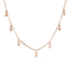 Colar-Choker-Estrelas-Mini-Penduradas-Rose-Folheado-01
