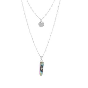 Colar-Duplo-Ponta-Quartzo-Aura-Galaxy-Prateado-Folheado-01