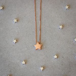 Colar-Estrela-Lisa-Solitaria-Rose-Folheado-01