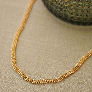 Colar-Choker-Corrente-Bolinha-Tripla-Dourado-Folheado-01