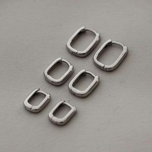 Kit Brinco Argola Retangular Mini Banho Rodio 01