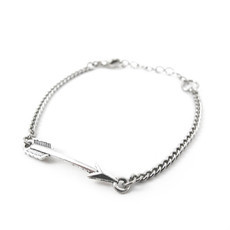 Pulseira Flecha Prateado