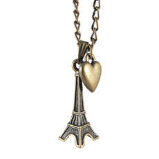 Colar Torre Eiffel Paris Bronze