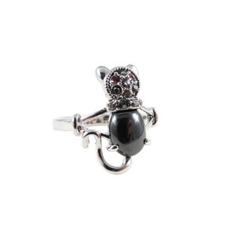 Anel Gato Preto