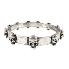 Bracelete Caveirinhas (Prata ou Ouro Envelhecidos)