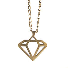 Colar Diamante Bronze