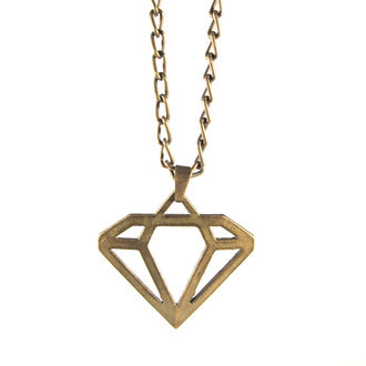 Colar Diamante Bronze