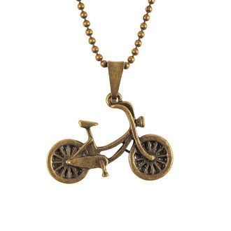 Colar Bicicleta Bronze