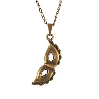 Colar Baile de Máscara Bronze