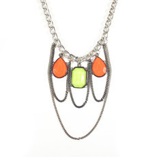 Maxi Colar Gotas Neon