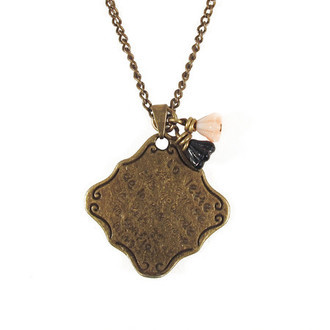 Colar Carta Bronze