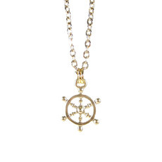 Colar Timão Navy Dourado