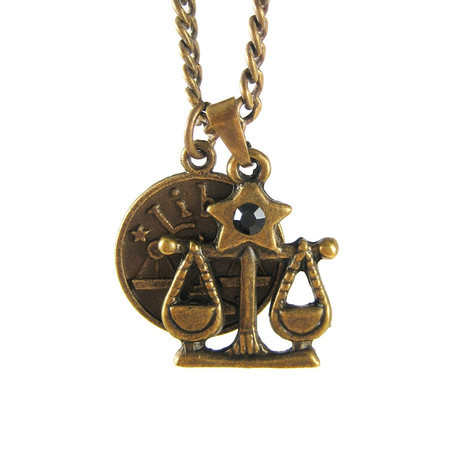 Colar Signo do Zodíaco Bronze (mais opções)