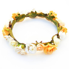 Coroa de Flores Amarelo