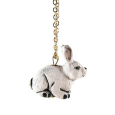 Colar Coelho Miniatura Dourado