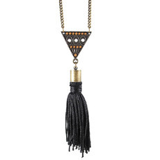Colar Tassel Triângulo Bronze (mais cores)