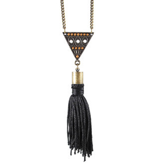 Colar Tassel Triângulo Bronze (mais cores)