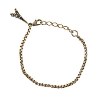 Pulseira Torre Eiffel Paris Bronze